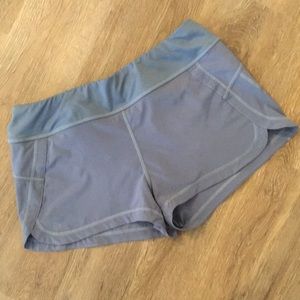 Athleta Jogging Running Shorts Gray Size Medium